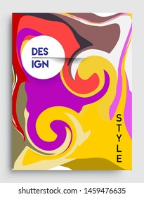 Covers template with abstract and modern design, Colorful geometric shapes. elegant design for cover and abstract background