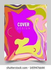 Covers template with abstract and modern design, Colorful geometric shapes. elegant design for cover and abstract background