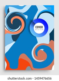 Covers template with abstract and modern design, Colorful geometric shapes. elegant design for cover and abstract background