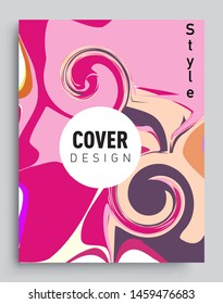 Covers template with abstract and modern design, Colorful geometric shapes. elegant design for cover and abstract background