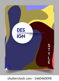 Covers template with abstract and modern design, Colorful geometric shapes. elegant design for cover and abstract background