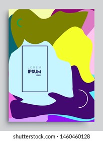 Covers template with abstract and modern design, Colorful geometric shapes. elegant design for cover and abstract background