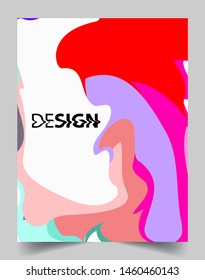 Covers template with abstract and modern design, Colorful geometric shapes. elegant design for cover and abstract background