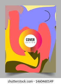 Covers template with abstract and modern design, Colorful geometric shapes. elegant design for cover and abstract background