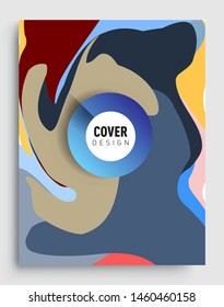 Covers template with abstract and modern design, Colorful geometric shapes. elegant design for cover and abstract background