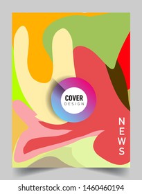 Covers template with abstract and modern design, Colorful geometric shapes. elegant design for cover and abstract background