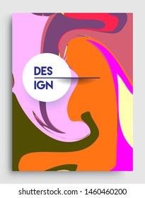 Covers template with abstract and modern design, Colorful geometric shapes. elegant design for cover and abstract background