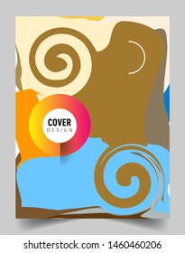 Covers template with abstract and modern design, Colorful geometric shapes. elegant design for cover and abstract background