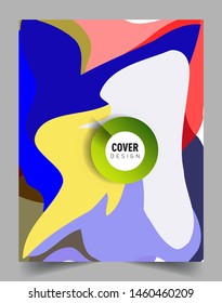 Covers template with abstract and modern design, Colorful geometric shapes. elegant design for cover and abstract background