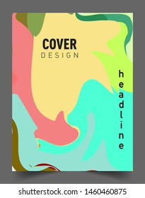 Covers template with abstract and modern design, Colorful geometric shapes. elegant design for cover and abstract background