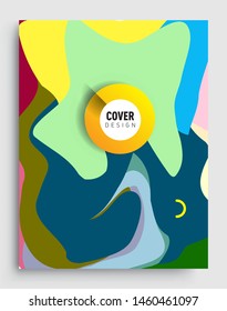 Covers template with abstract and modern design, Colorful geometric shapes. elegant design for cover and abstract background