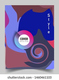 Covers template with abstract and modern design, Colorful geometric shapes. elegant design for cover and abstract background