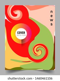 Covers template with abstract and modern design, Colorful geometric shapes. elegant design for cover and abstract background