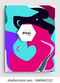 Covers template with abstract and modern design, Colorful geometric shapes. elegant design for cover and abstract background