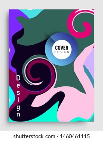 Covers template with abstract and modern design, Colorful geometric shapes. elegant design for cover and abstract background