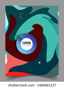 Covers template with abstract and modern design, Colorful geometric shapes. elegant design for cover and abstract background