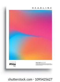 Covers template with liquid color, liquid colorful shapes. elegant design for cover and abstract background