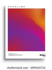 Covers template with liquid color, liquid colorful shapes. elegant design for cover and abstract background