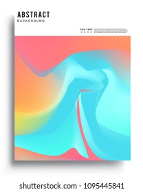 Covers template with liquid color, liquid colorful shapes. elegant design for cover and abstract background