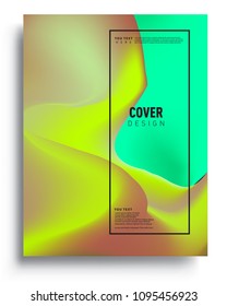 Covers template with liquid color, liquid colorful shapes. elegant design for cover and abstract background