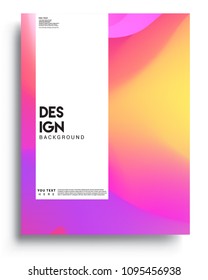 Covers template with liquid color, liquid colorful shapes. elegant design for cover and abstract background