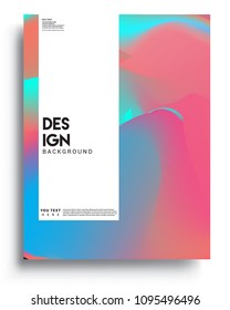 Covers template with liquid color, liquid colorful shapes. elegant design for cover and abstract background
