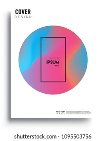 Covers template with liquid color, liquid colorful shapes. elegant design for cover and abstract background