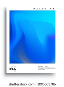 Covers template with liquid color, liquid colorful shapes. elegant design for cover and abstract background