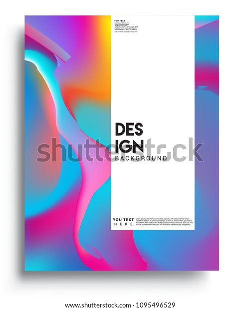 Covers Template Liquid Color Liquid Colorful Stock Vector (Royalty Free ...