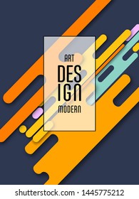 Covers templates set with bauhaus hipster style graphic geometric elements. Applicable for placards, brochures, posters, covers and banners.