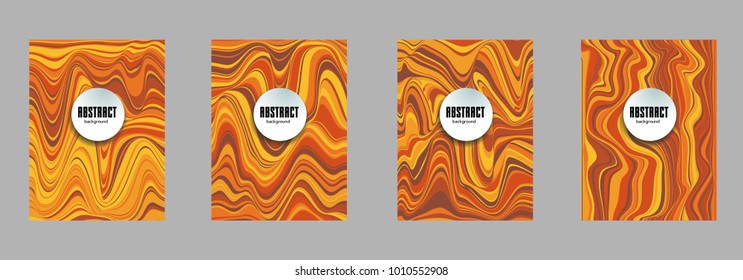 Covers templates set with bauhaus, memphis and hipster style graphic geometric elements. Applicable for placards, brochures, posters, covers and banners.
