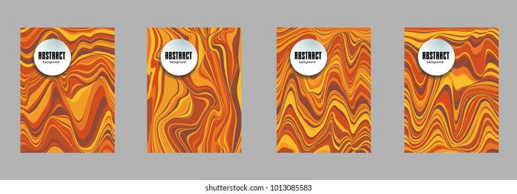 Covers templates set with bauhaus, memphis and hipster style graphic geometric elements. Applicable for placards, brochures, posters, covers and banners.