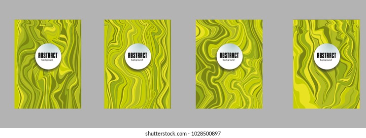 Covers templates set with bauhaus, memphis and hipster style graphic geometric elements. Applicable for placards, brochures, posters, covers and banners.