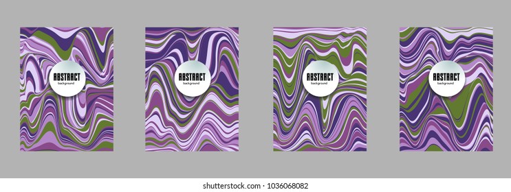 Covers templates set with bauhaus, memphis and hipster style graphic geometric elements. Applicable for placards, brochures, posters, covers and banners.