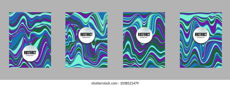 Covers templates set with bauhaus, memphis and hipster style graphic geometric elements. Applicable for placards, brochures, posters, covers and banners.