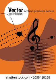 Covers templates set with bauhaus, memphis and hipster style graphic geometric elements and music notes. Applicable for placards, brochures, posters, covers and banners.
