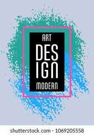 Covers templates set with bauhaus, memphis and hipster style graphic geometric elements. Applicable for placards, brochures, posters, covers and banners.