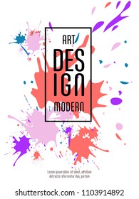 Covers templates set with bauhaus, memphis and hipster style graphic geometric elements. Applicable for placards, brochures, posters, covers and banners.