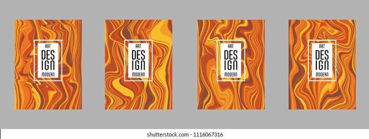 Covers templates set with bauhaus, memphis and hipster style graphic geometric elements. Applicable for placards, brochures, posters, covers and banners.