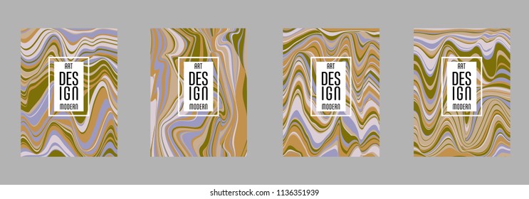 Covers templates set with bauhaus, memphis and hipster style graphic geometric elements. Applicable for placards, brochures, posters, covers and banners.