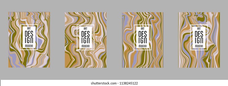 Covers templates set with bauhaus, memphis and hipster style graphic geometric elements. Applicable for placards, brochures, posters, covers and banners.