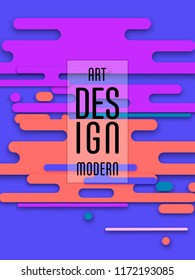 Covers templates set with bauhaus, memphis and hipster style graphic geometric elements. Applicable for placards, brochures, posters, covers and banners.