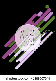 Covers templates set with bauhaus, memphis and hipster style graphic geometric elements. Applicable for placards, brochures, posters, covers and banners.