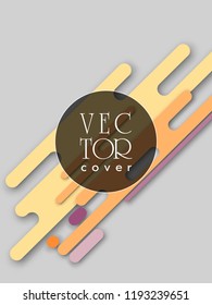 Covers templates set with bauhaus, memphis and hipster style graphic geometric elements. Applicable for placards, brochures, posters, covers and banners.