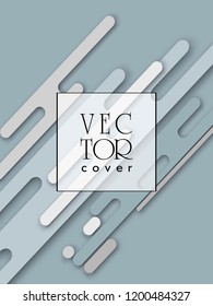 Covers templates set with bauhaus, memphis and hipster style graphic geometric elements. Applicable for placards, brochures, posters, covers and banners.