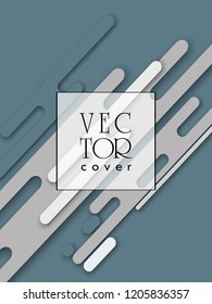 Covers templates set with bauhaus, memphis and hipster style graphic geometric elements. Applicable for placards, brochures, posters, covers and banners.