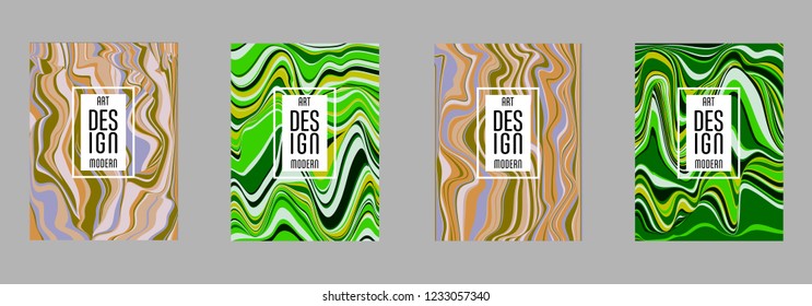 Covers templates set with bauhaus, memphis and hipster style graphic geometric elements. Applicable for placards, brochures, posters, covers and banners.