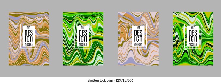 Covers templates set with bauhaus, memphis and hipster style graphic geometric elements. Applicable for placards, brochures, posters, covers and banners.