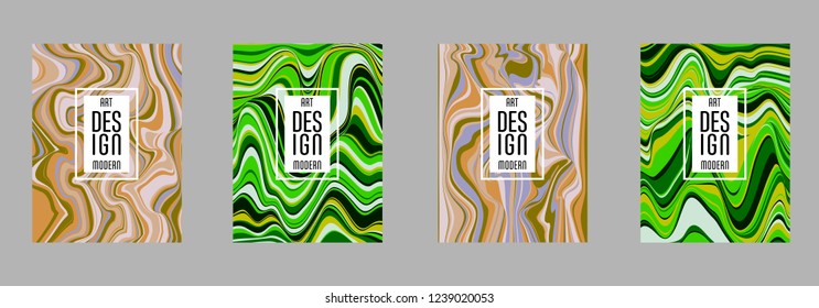 Covers templates set with bauhaus, memphis and hipster style graphic geometric elements. Applicable for placards, brochures, posters, covers and banners.