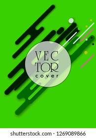 Covers templates set with bauhaus, memphis and hipster style graphic geometric elements. Applicable for placards, brochures, posters, covers and banners.